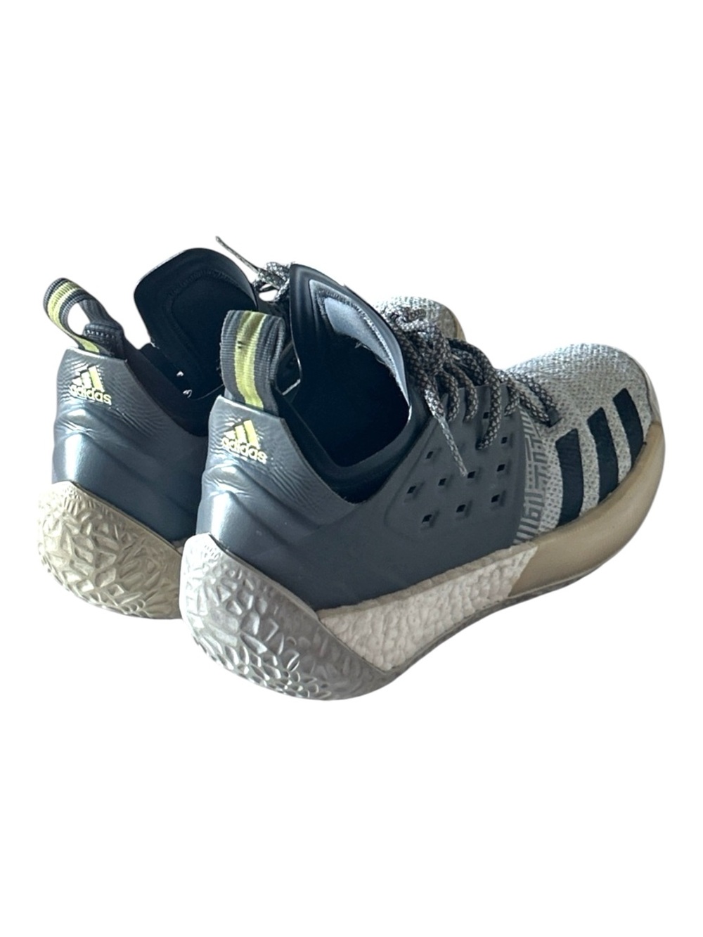 Adidas HARDEN VOL 2 CONCRETE SNEAKERS Gray/Black Harden Size 6.5